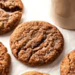 Biscuits au gingembre et à la mélasse, moelleux et fondants