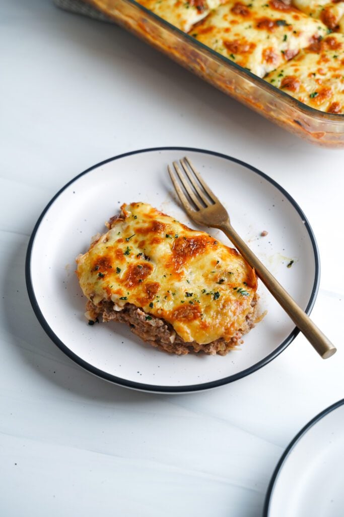 Chef-d'œuvre de lasagne à faible teneur en glucides | cookingwithcassandra.com