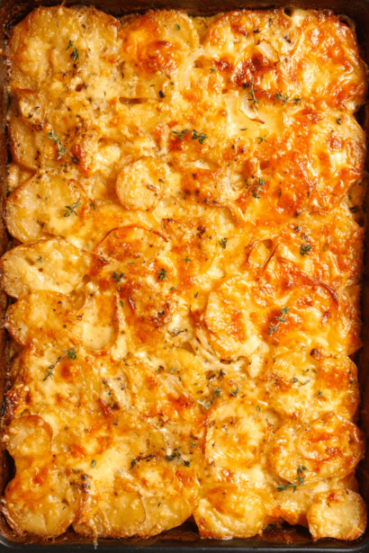 Les Meilleures Pommes de Terre Gratinées (Recette de Pommes de Terre à la Crème au Fromage)