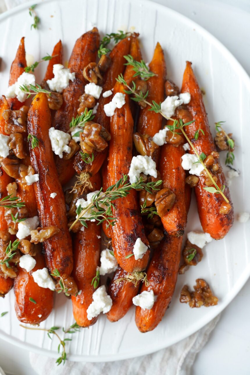 Carottes glissées au sucre brun