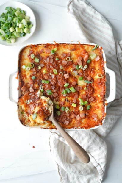 Casserole de pommes de terre deux fois cuites