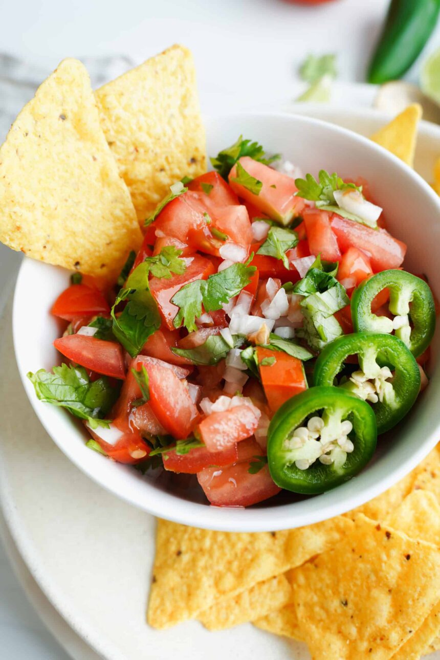 Pico De Gallo Fait Maison Facile