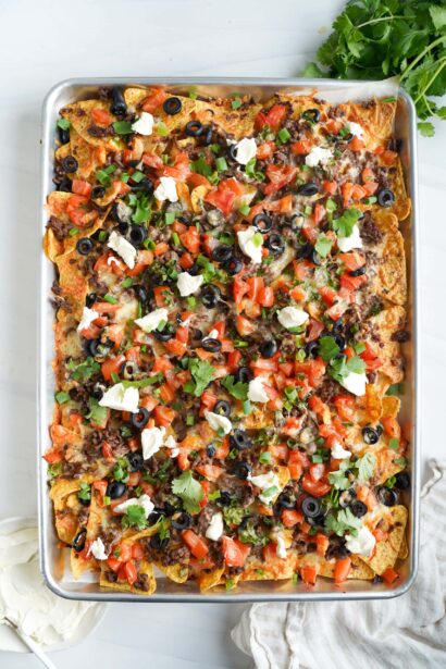 Recette de nachos facile sur plaque de cuisson