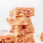 Blondies aux Fraises et au Citron