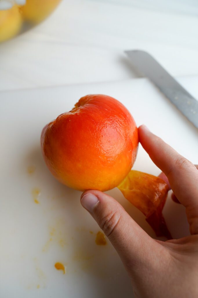 Pêche fraîche | cookingwithcassandra.com