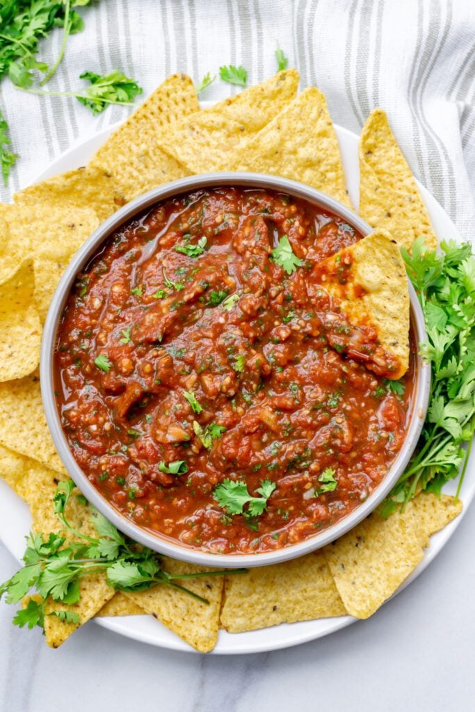 salsa et chips