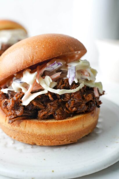 Burgers de porc effiloché faciles