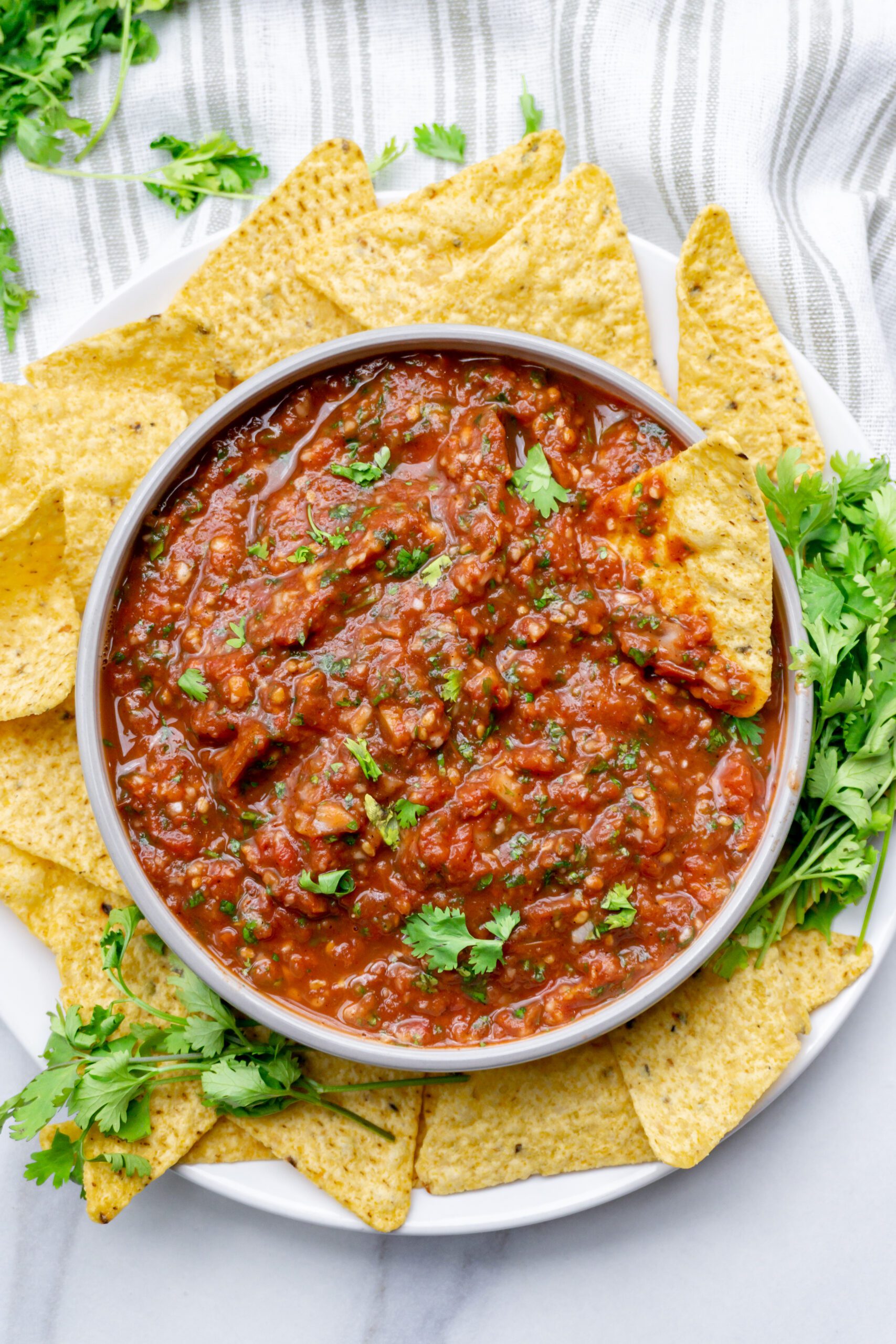 salsa principal salsa et chips