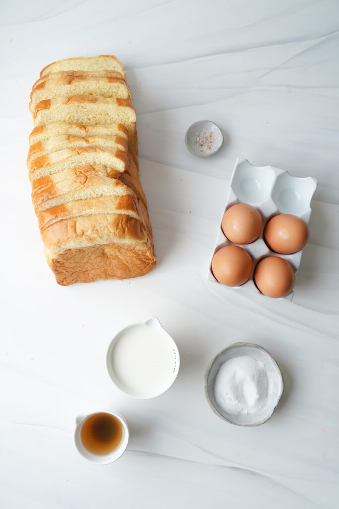 Ingrédients pour le pain perdu | cookingwithcassandra.com