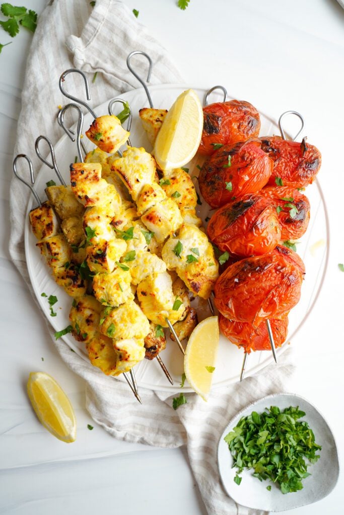 Brochettes de Poulet Persan Joojeh | cookingwithcassandra.com