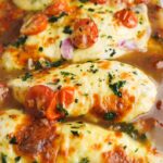 Poulet Braisé au Balsamique avec Fromage Mozzarella