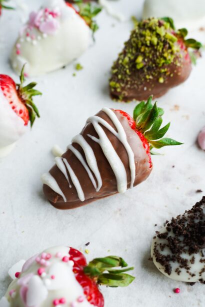 Fraises au chocolat faciles