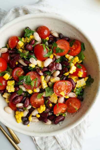 Meilleure salade de trois haricots