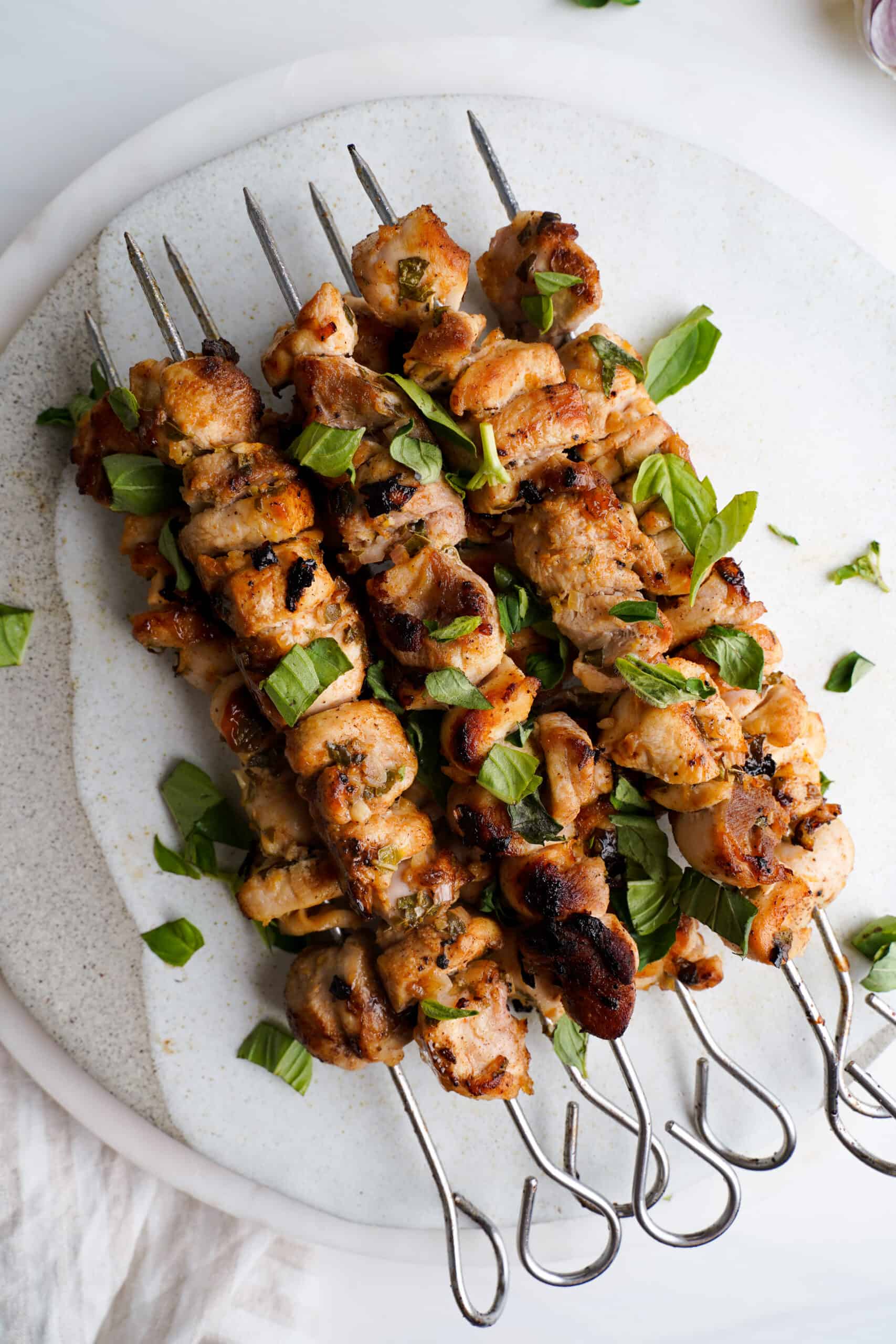 Kebabs de poulet grillés | cookingwithcassandra.com